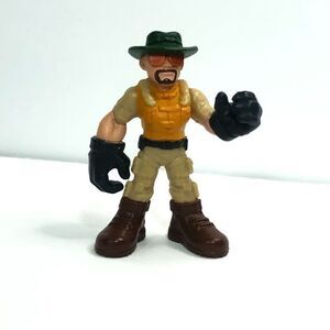 playskool heroes‎ jurassic world t. rex human trainer range figure 2.5 inch